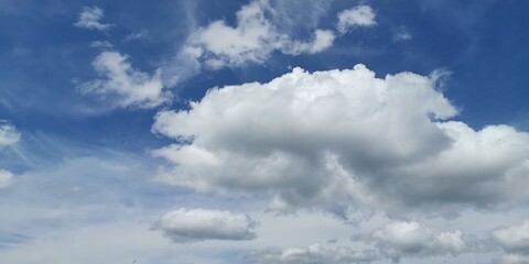 blue sky with clouds