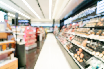 abstract blur and defocused luxury shopping mall and retail store for background