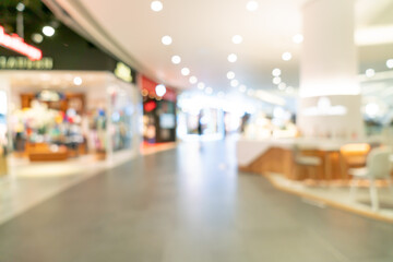 abstract blur and defocused luxury shopping mall and retail store for background
