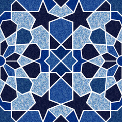 Morocco Seamless Pattern. Colorful Design Pattern. Traditional Arabic Islamic Background. Mosque decoration element.