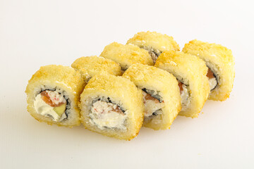 Japanese tempura roll with fish