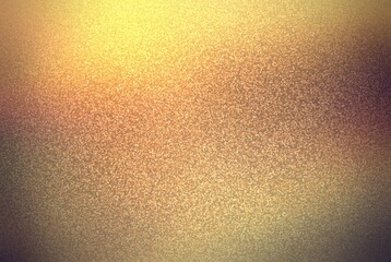 Textured background yellow golden shimmer sanded surface.