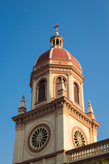 Fototapeta na wymiar Santa Cruz bell in details