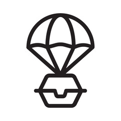 Food delivery , Food Delivery outline icon.