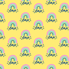 Dinosaurs seamless patterns. You may create awesome fabric and pillow design