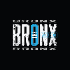 The bronx vector illustration typography, perfect for t-shirts, hoodies, prints etc.