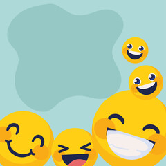 happiness emoticons comic