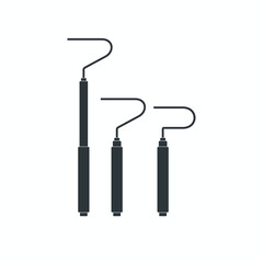 snake hook illustration, vector art.