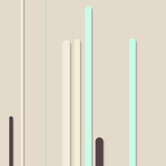 Random Color flowing stripe lines illustration