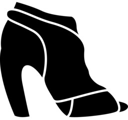 woman shoes silhouette