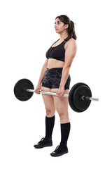 Obraz premium Size plus indian woman working out