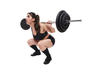 Obraz premium Size plus indian woman working out