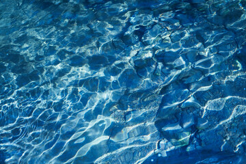 Clear water of a mountain stream.