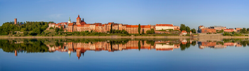 Naklejka na ściany i meble Grudziadz, city in Kuyavian-Pomeranian Voivodeship, Poland.