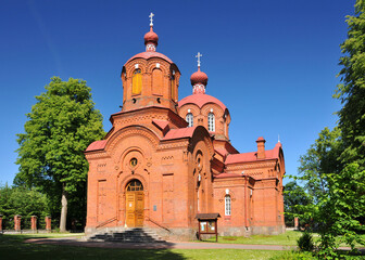 Orthodox church of St. Nicholas, Bialowieza, Podlaskie Voivodeship, Poland.