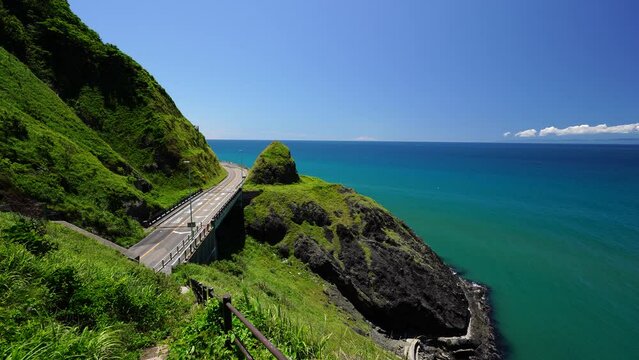 越後七浦シーサイドライン（国道４０２号線）夏のドライブコース