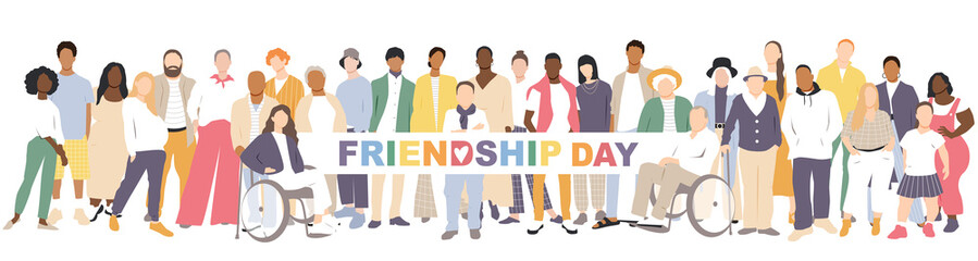 Friendship Day banner. 