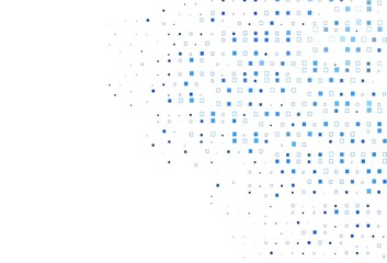 Light BLUE vector layout with rectangles, squares.