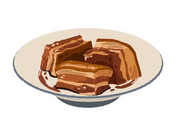 ラフテーのイラスト