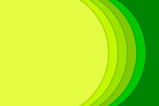 Abstract Green Arc Background