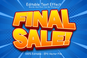 Final sale Editable Text Effect 3 Dimension Emboss Cartoon Style