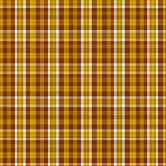 Yellow and gray tartan plaid. Stylish textile pattern.