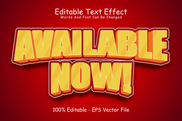 Available Now Editable Text Effect 3 Dimension Emboss Modern Style