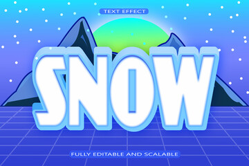 Candy editable Text effect 3 dimension emboss modern style