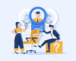 We are hiring concept,hiring and recruitment concept,HR management,Human resource