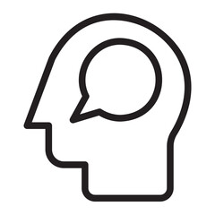 mind line icon