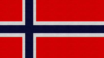 Fototapeta premium Norway cloth flag 4k