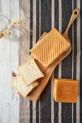 assortment of baked bread