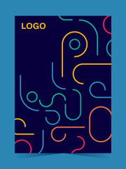 Memphis Style Abstract Poster