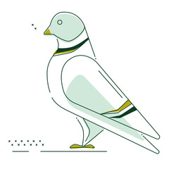 dove icon in two version © Krzysztof