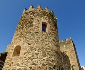 Historic castle in Orellana la Vieja, Extremadura - Spain 