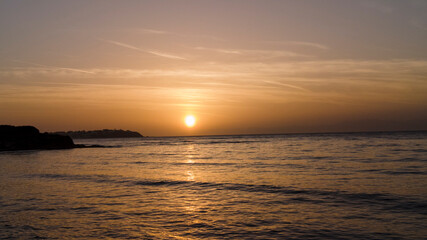 sea and sunset