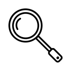 Black line icon for Search