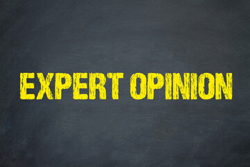 Expert opinion