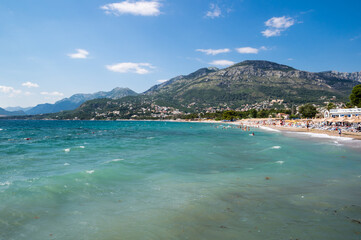 Fototapeta na wymiar View of the coast of Adriatic sea