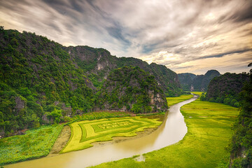 Trang An ( Ninh Binh-Vietnam)- the world heritage site