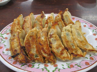 日本で一番有名な中華料理チェーン「餃子の王将」の焼き餃子二人前