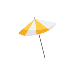 Umbrella beach icon. Vector illustration.