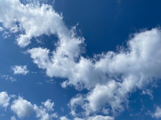 Blue sky and clouds