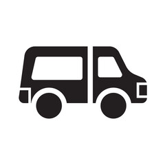 Van , Transport Logistics solid icon.