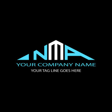 NMA letter logo creative design with vector graphic