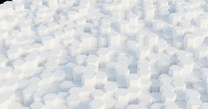 colorful background hexagons