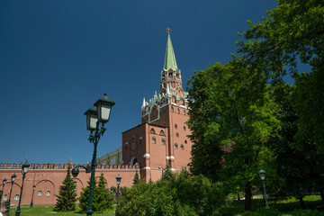 Moscow Kremlin, Red Square, Moscow, Russia, Putin, Moscow Wall. 06.08.2022