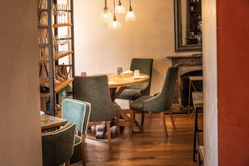 Restaurant, Garden, mise en Place, 