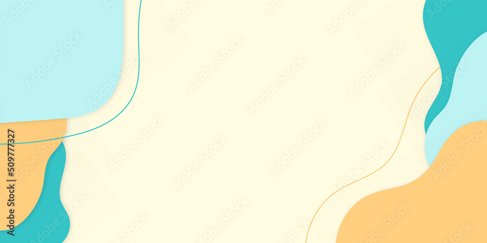 Wall mural abstract creative backgrounds in minimal trendy style with copy space for text.