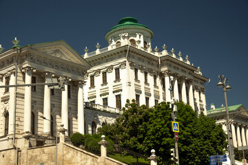 Obraz premium State Library, Moscow Kremlin, Red Square, Moscow, Russia, Putin. 06.08.2022